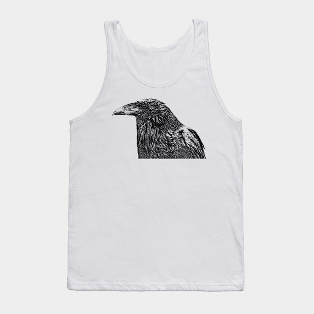 Crow Tank Top by DarkZero